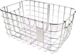 Basil Robin Fietsmand - Voor - Inclusief Bevestigingsmateriaal - Zilver -Winkel Voor Fietsbenodigdheden 1200x862 5