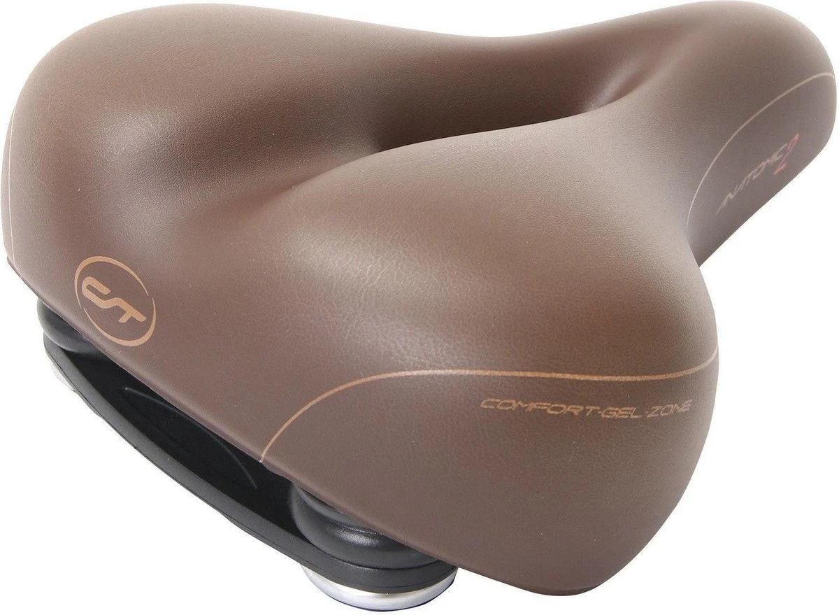 Contec City/Tour Dames Fietszadel Anatomic 2 Bruin 100% Waterdicht - Gepatenteerde Opbouw Voor Het Beste Comfort 3 Contec City/Tour Dames Fietszadel Anatomic 2 Bruin 100% Waterdicht - Gepatenteerde Opbouw Voor Het Beste Comfort