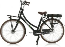 Vogue Elite - Fiets (elektrisch) - Vrouwen - Matzwart - 50 -Winkel Voor Fietsbenodigdheden 1200x881