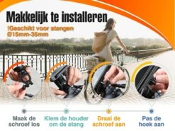 Hillar® Telefoonhouder Fiets Universeel - Smartphone Houder Fiets - Motor - Scooter - GSM Houder Fiets -Winkel Voor Fietsbenodigdheden 1200x900 29