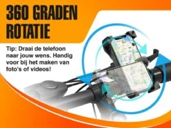Hillar® Telefoonhouder Fiets Universeel - Smartphone Houder Fiets - Motor - Scooter - GSM Houder Fiets -Winkel Voor Fietsbenodigdheden 1200x900 31