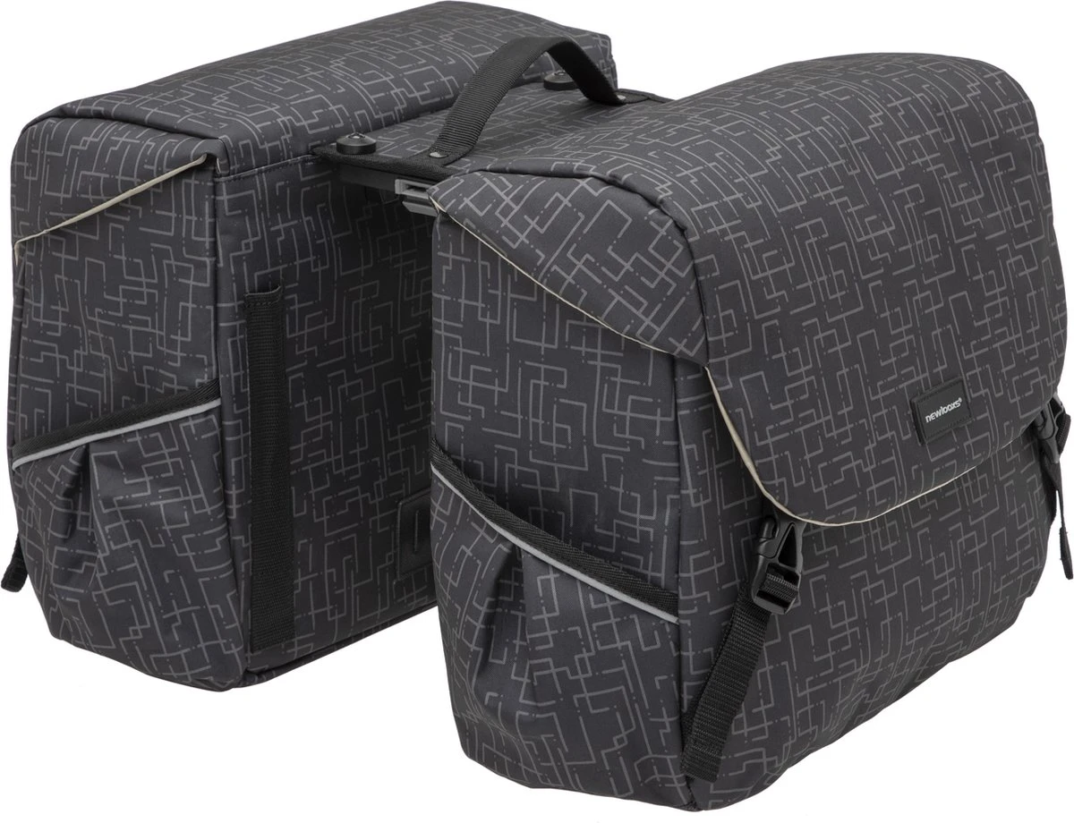 New Looxs Ivy Mondi Joy Dubbele Fietstas MIK - 38 Liter - Zwart 3 New Looxs Ivy Mondi Joy Dubbele Fietstas MIK - 38 Liter - Zwart