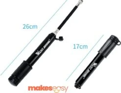 Fietspomp Racefiets | Mini Fietspomp | Met Flexible Slang | 8 Bar | Zwart -Winkel Voor Fietsbenodigdheden 1200x927 1