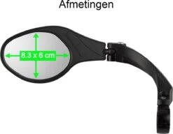 Merkloos Life-X Fietsspiegel – Ebike – 360° Verstelbaar – Links -Winkel Voor Fietsbenodigdheden 1200x932 4