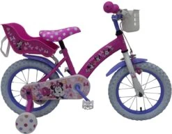 Volare Disney Minnie Cutest Ever! - Kinderfiets - Meisjes - 14 Inch - Roze -Winkel Voor Fietsbenodigdheden 1200x934