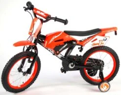 Volare Motorbike Kinderfiets - Jongens - 16 Inch - Oranje - 95% Afgemonteerd -Winkel Voor Fietsbenodigdheden 1200x938