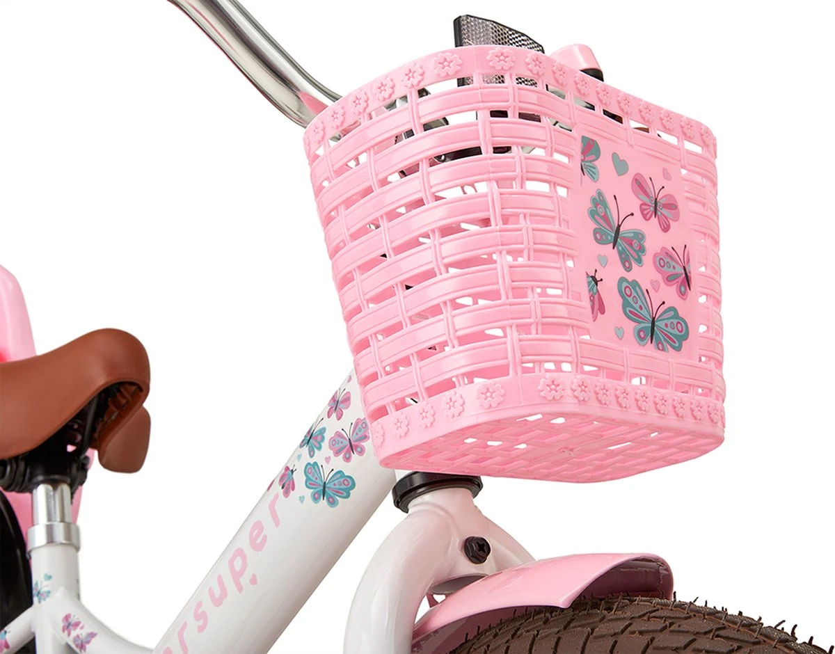 Supersuper Little Miss - Kinderfiets - Meisjesfiets - 16 Inch - Wit 6 Supersuper Little Miss - Kinderfiets - Meisjesfiets - 16 Inch - Wit - Afbeelding 4
