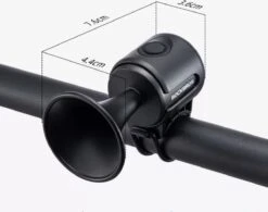 Rockbros Elektrische Fietshoorn - Fietsbellen - Fietstoeter - Zwart - Waterbestendig -Winkel Voor Fietsbenodigdheden 1200x949 2
