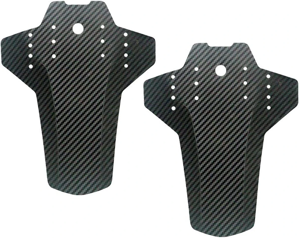 Set Van 2 - Universeel Spatborden - Inclusief Bevestiging Materiaal - Tie Wraps - Mountainbike Spatbord -Verstelbare Voor + Achter MTB Spatbord Set - Compatibel Met 20 "/24"/26 "/27.5"/29" Fiets - MBT Spatborden - 3D Carbon Patroon - Zwart 4 Set Van 2 - Universeel Spatborden - Inclusief Bevestiging Materiaal - Tie Wraps - Mountainbike Spatbord -Verstelbare Voor + Achter MTB Spatbord Set - Compatibel Met 20 "/24"/26 "/27.5"/29" Fiets - MBT Spatborden - 3D Carbon Patroon - Zwart - Afbeelding 2