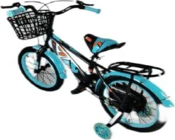 Kinderfiets - 16 Inch Kinderfiets -vanaf 4-7 Jaar Jongens En Meisjes Fietsen - Terugtrap -Rem -Stabilisatoren（2 Zijwieltjes）- Mandje - Achterbank - Groen -Winkel Voor Fietsbenodigdheden 1200x960 4