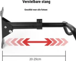 Professioneel Fiets Ophangsysteem - Verstelbaar - Muurbeugel Voor Fietsen - Fietshaak - Ophangbeugel - Fietsbeugel - Fiets Ophangrek -Winkel Voor Fietsbenodigdheden 1200x961 2
