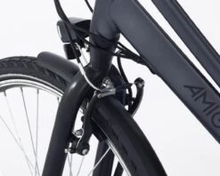Amigo E-Vibe D1 - Elektrische Stadsfiets Voor Dames - Met 7 Versnellingen - Matgrijs -Winkel Voor Fietsbenodigdheden 1200x964