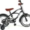 Volare Black Cruiser Kinderfiets - Jongens - 14 Inch - Zwart - 95% Afgemonteerd -Winkel Voor Fietsbenodigdheden 1200x966