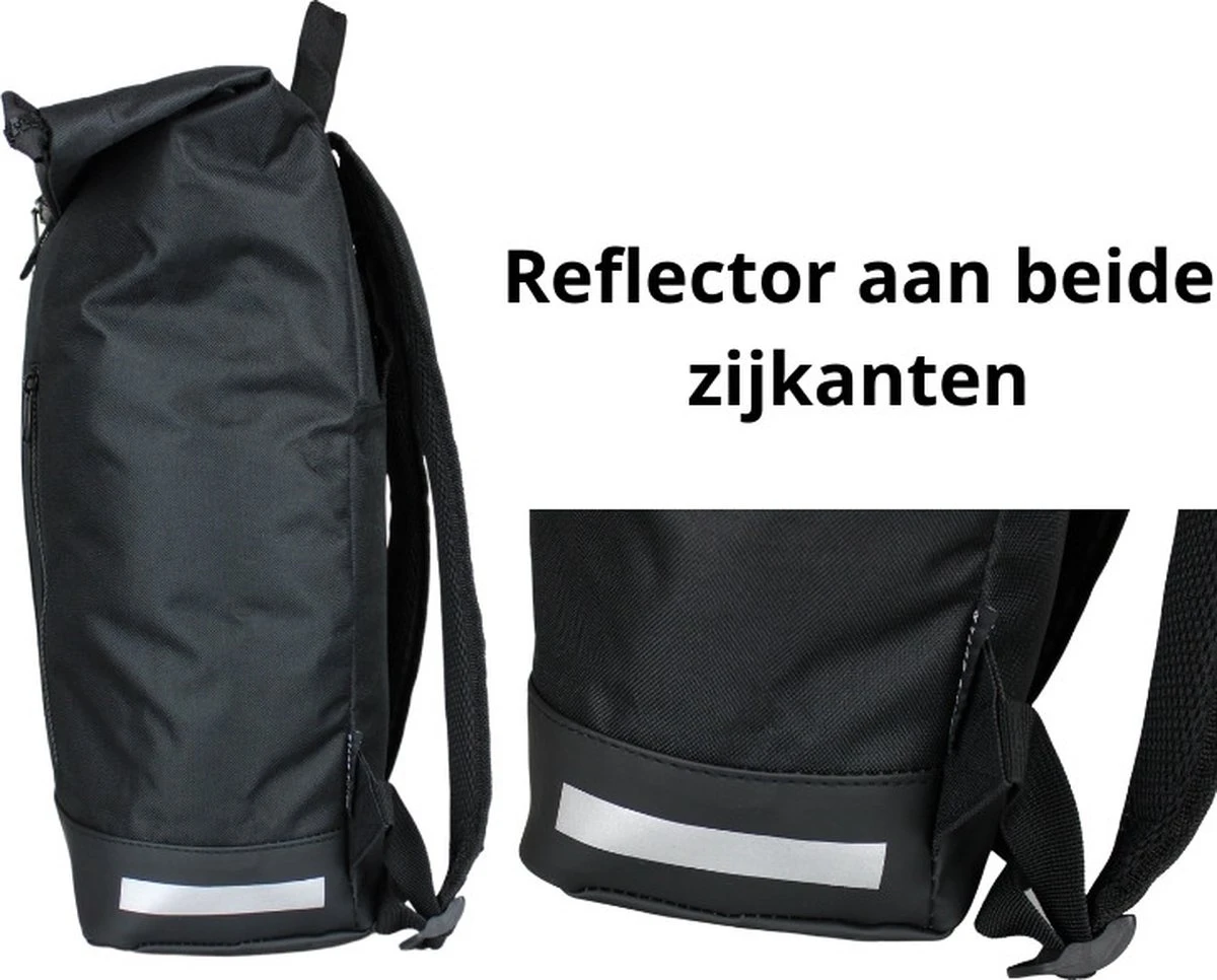 Enkele Fietstas | Rugzak | Fietstas & Rugtas In 1 | Zwart | Waterdicht | 22 Liter | Combinatie 7 Enkele Fietstas | Rugzak | Fietstas & Rugtas In 1 | Zwart | Waterdicht | 22 Liter | Combinatie - Afbeelding 5