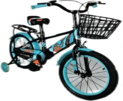 Kinderfiets - 16 Inch Kinderfiets -vanaf 4-7 Jaar Jongens En Meisjes Fietsen - Terugtrap -Rem -Stabilisatoren（2 Zijwieltjes）- Mandje - Achterbank - Groen -Winkel Voor Fietsbenodigdheden 1200x986 2