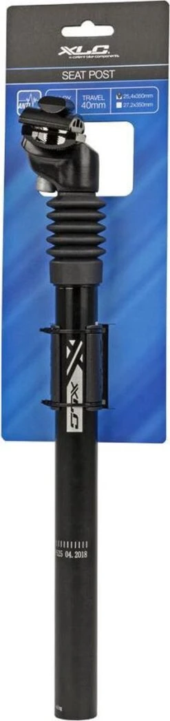 XLC Zadelpen Verend - 25.4 X 350mm - SP-S10 - Zwart Aluminium -Winkel Voor Fietsbenodigdheden 283x1200 1