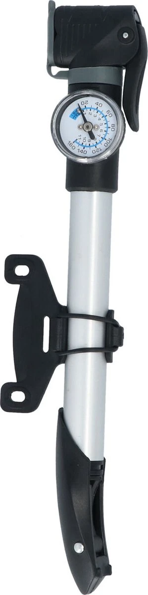 Dresco Mini Pomp Met Manometer 29,6cm - Fietspomp 3 Dresco Mini Pomp Met Manometer 29,6cm - Fietspomp