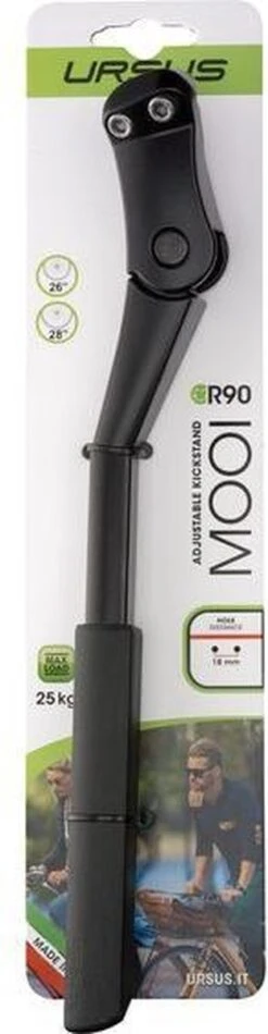 Ursus Standaard Mooi Rear Aluminium 26/28 Inch Zwart -Winkel Voor Fietsbenodigdheden 312x1200