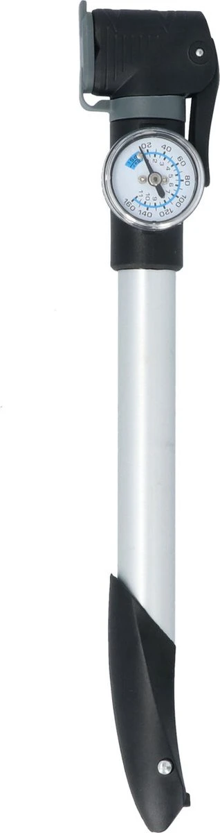 Dresco Mini Pomp Met Manometer 29,6cm - Fietspomp 6 Dresco Mini Pomp Met Manometer 29,6cm - Fietspomp - Afbeelding 4