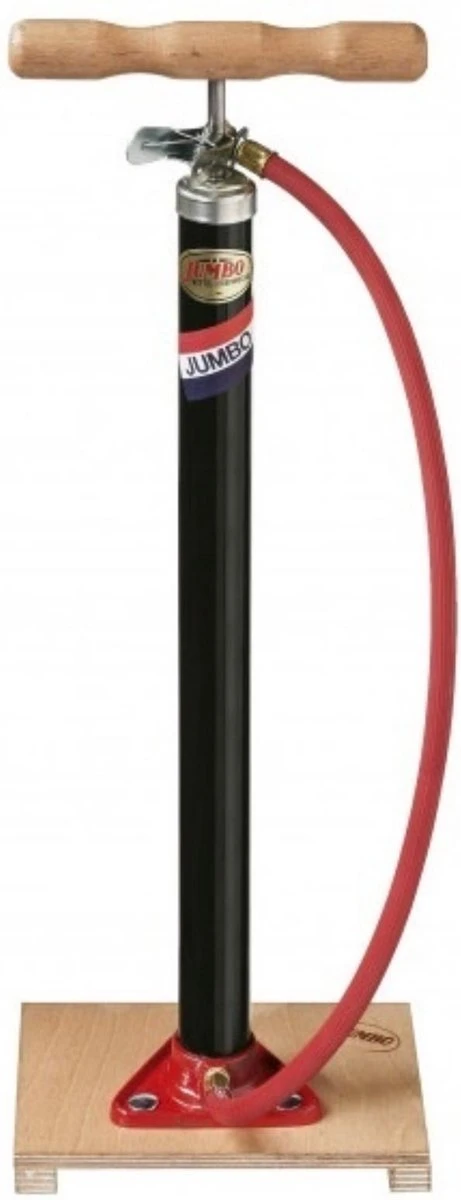 Jumbo Pomp - Fietspomp - Plank En Slang - Zwart 4 Jumbo Pomp - Fietspomp - Plank En Slang - Zwart - Afbeelding 2