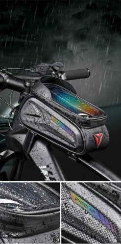 Merkloos Waterdichte Fietstas Stuur Racefiets/Mountainbike Met Smartphonehouder -Winkel Voor Fietsbenodigdheden 596x1200 1