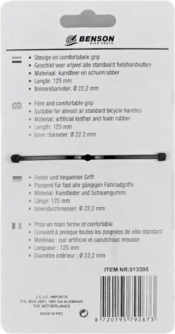 Benson Fietshandvatten Set - Kunstleer - 125 Mm - Cognac Bruin -Winkel Voor Fietsbenodigdheden 631x1200 1