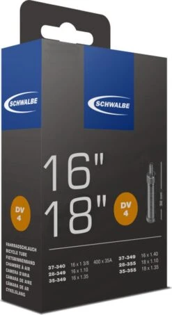 Schwalbe Binnenband - DV9 - 24 Inch X 1 1/8 - 1.75 - Hollands Ventiel - 32mm -Winkel Voor Fietsbenodigdheden 655x1200 1
