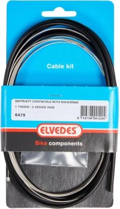 Versnellingskabelset Elvedes Nexus 3 1700 / 2250 Mm RVS - Zwart (op Kaart)