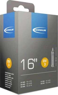 Schwalbe Binnenband 16 X 1.75 / 2.50 (47/62-305) Dv 32 Mm -Winkel Voor Fietsbenodigdheden 734x1200 2