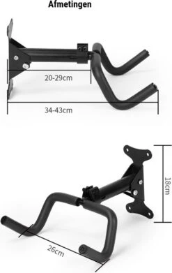 Professioneel Fiets Ophangsysteem - Verstelbaar - Muurbeugel Voor Fietsen - Fietshaak - Ophangbeugel - Fietsbeugel - Fiets Ophangrek -Winkel Voor Fietsbenodigdheden 759x1200 1