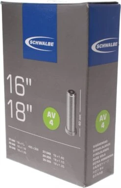 Schwalbe Binnenband - AV4 - 16 Inch X 1 3/8 - 18 X 1.35 - Auto Ventiel - 40mm -Winkel Voor Fietsbenodigdheden 773x1200 1