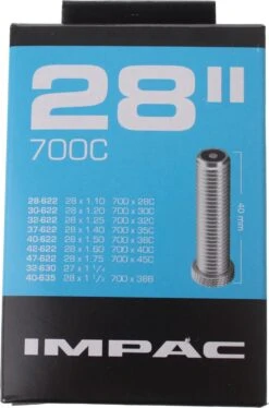 Impac Binnenband 28 Inch (28/47-622-635) Av 40 Mm -Winkel Voor Fietsbenodigdheden 793x1200