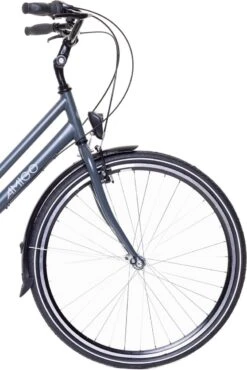 Amigo Bright - Damesfiets 28 Inch - Fiets Met 3 Versnellingen - Antraciet -Winkel Voor Fietsbenodigdheden 802x1200