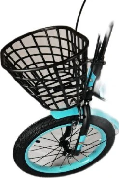 Kinderfiets - 16 Inch Kinderfiets -vanaf 4-7 Jaar Jongens En Meisjes Fietsen - Terugtrap -Rem -Stabilisatoren（2 Zijwieltjes）- Mandje - Achterbank - Groen -Winkel Voor Fietsbenodigdheden 807x1200