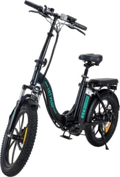 Hitway BK6 Elektrische Fiets | Opvouwbare E-bike | 20 Inch Fat Tire | 350W Motor | 10Ah | Zwart/Groen 20 Hitway BK6 Elektrische Fiets | Opvouwbare E-bike | 20 Inch Fat Tire | 350W Motor | 10Ah | Zwart/Groen -Winkel Voor Fietsbenodigdheden 817x1200