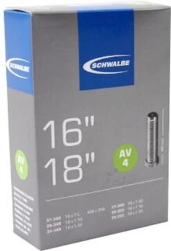 Schwalbe Binnenband - AV4 - 16 Inch X 1 3/8 - 18 X 1.35 - Auto Ventiel - 40mm -Winkel Voor Fietsbenodigdheden 821x1200 1