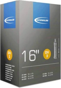 Schwalbe Binnenband 16 X 1.75 / 2.50 (47/62-305) Dv 32 Mm -Winkel Voor Fietsbenodigdheden 832x1200 6