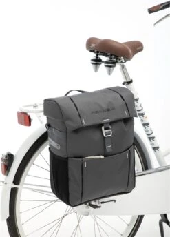 New Looxs Vigo Single Enkele Fietstas - Afneembaar - 18,5 Liter - Grijs -Winkel Voor Fietsbenodigdheden 861x1200 1