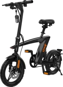 IZINQ H1 - Fiets / Vouwfiets / Elektrische Scooter - 14" Luchtbanden - Lithium 10.0Ah 36V - Zwart/Oranje - 25km/u - Volwassenen En Kinderen - Windgoo -Winkel Voor Fietsbenodigdheden 866x1200 5