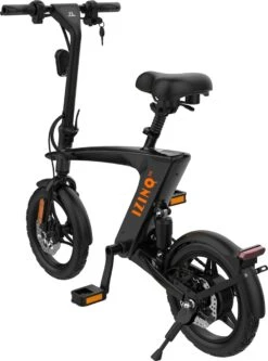 IZINQ H1 - Fiets / Vouwfiets / Elektrische Scooter - 14" Luchtbanden - Lithium 10.0Ah 36V - Zwart/Oranje - 25km/u - Volwassenen En Kinderen - Windgoo -Winkel Voor Fietsbenodigdheden 889x1200