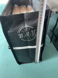 BayNL- Waterdicht - Dubbele - Bisonyl - Fietstas- Reflectoren - Zwart – 34cmX16.2cmX32cm=35 Liter -Winkel Voor Fietsbenodigdheden 899x1200 13