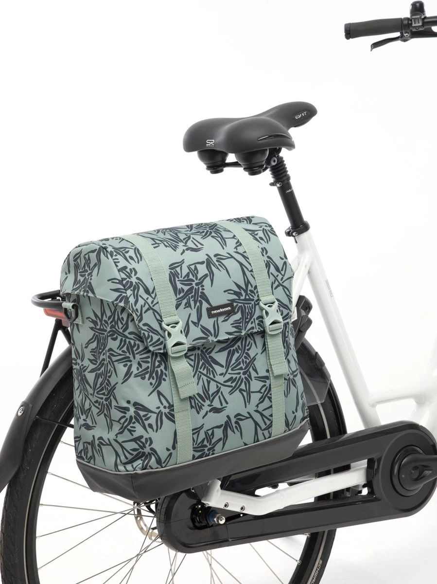 New Looxs Alba Single Bamboo Enkele Fietstas - Afneembaar - 21 Liter - Groen 8 New Looxs Alba Single Bamboo Enkele Fietstas - Afneembaar - 21 Liter - Groen - Afbeelding 6