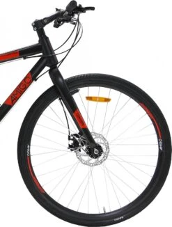 Amigo Control - Mountainbike 28 Inch - Voor Dames En Heren - Met 21 Versnellingen - Zwart/Rood -Winkel Voor Fietsbenodigdheden 910x1200
