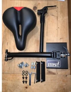 Zadel Voor Xiaomi Elektrische Step | Zitje Voor E-scooter | Verstelbaar | Zwart/Rood 7 Zadel Voor Xiaomi Elektrische Step | Zitje Voor E-scooter | Verstelbaar | Zwart/Rood -Winkel Voor Fietsbenodigdheden 924x1200