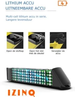 IZINQ H1 - Fiets / Vouwfiets / Elektrische Scooter - 14" Luchtbanden - Lithium 10.0Ah 36V - Zwart/Oranje - 25km/u - Volwassenen En Kinderen - Windgoo -Winkel Voor Fietsbenodigdheden 925x1200 4