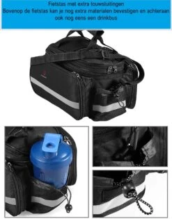 Fietstas Bagagedrager Achter - 8 Tot 20 Liter - Waterdicht Met Regenhoes - Enkele Tas Fiets - Trunkbag -Winkel Voor Fietsbenodigdheden 941x1200 2