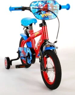 Volare Spider-Man Kinderfiets - Jongens - 12 Inch - Blauw/Rood -Winkel Voor Fietsbenodigdheden 943x1200