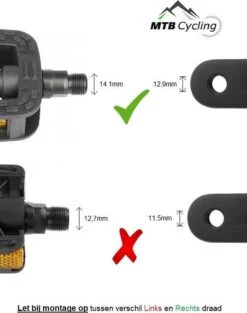 Fiets Pedalen - Anti Slip - Trappers Voor Fiets Met Reflector - 14.2mm Schroefdraad - 9/16 Inch -Zwart -Winkel Voor Fietsbenodigdheden 946x1200 3