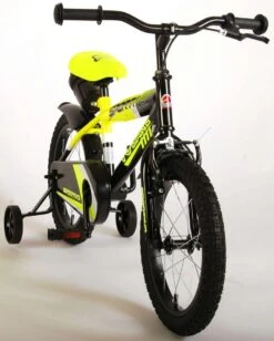 Volare Sportivo Kinderfiets - Jongens - 16 Inch - Neon Geel Zwart - 95% Afgemonteerd -Winkel Voor Fietsbenodigdheden 961x1200